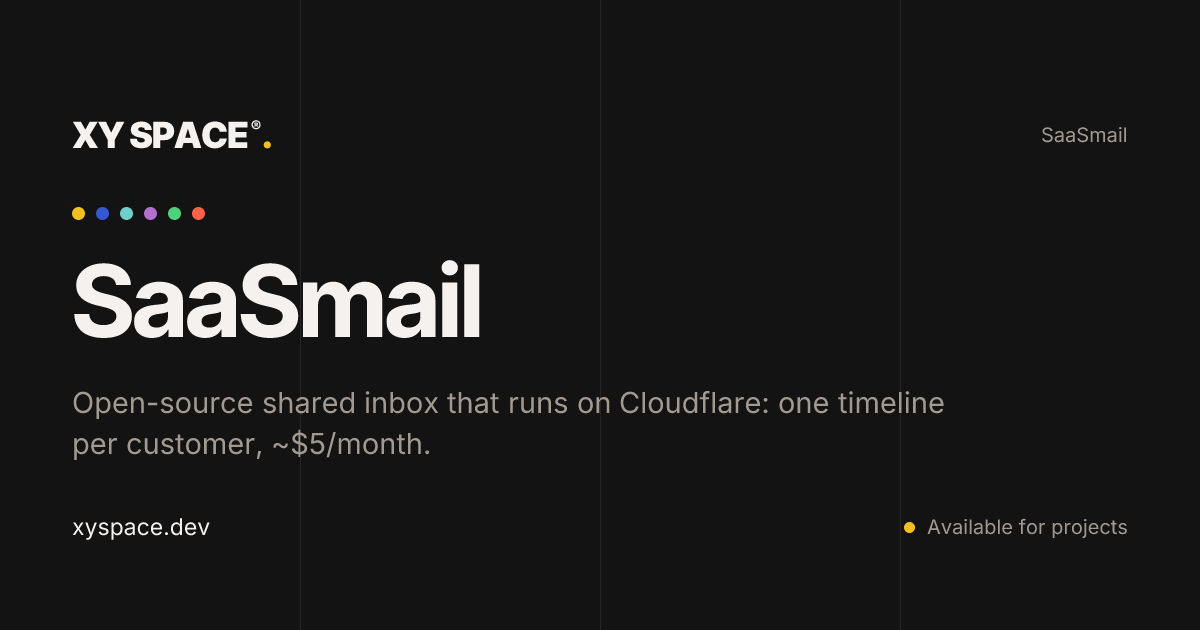 saasmail website preview